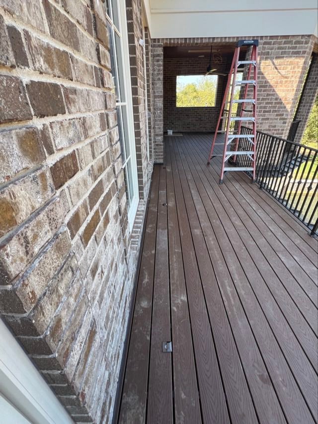 2nd Story Back Patio Trex Deck - Job Completed