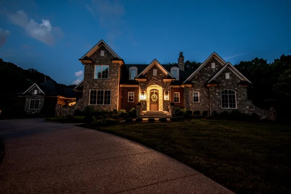 Increase Home Security with Outdoor Lighting - Poor example