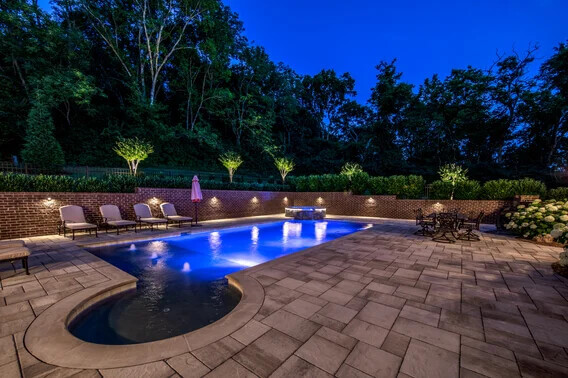 Landscape Architects and lighting designers - pool 