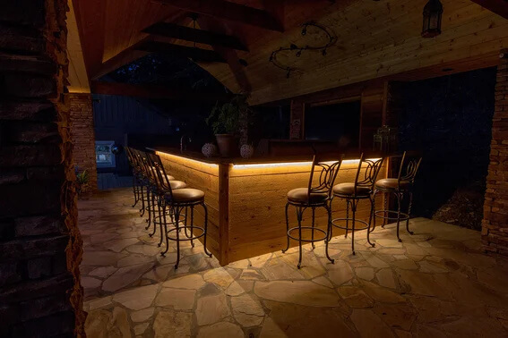 Outdoor Kitchen Lighting - Bar