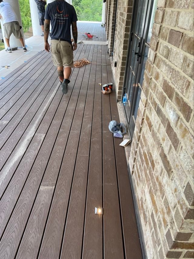 Trex Deck Front 2nd Story - Job Completed 2